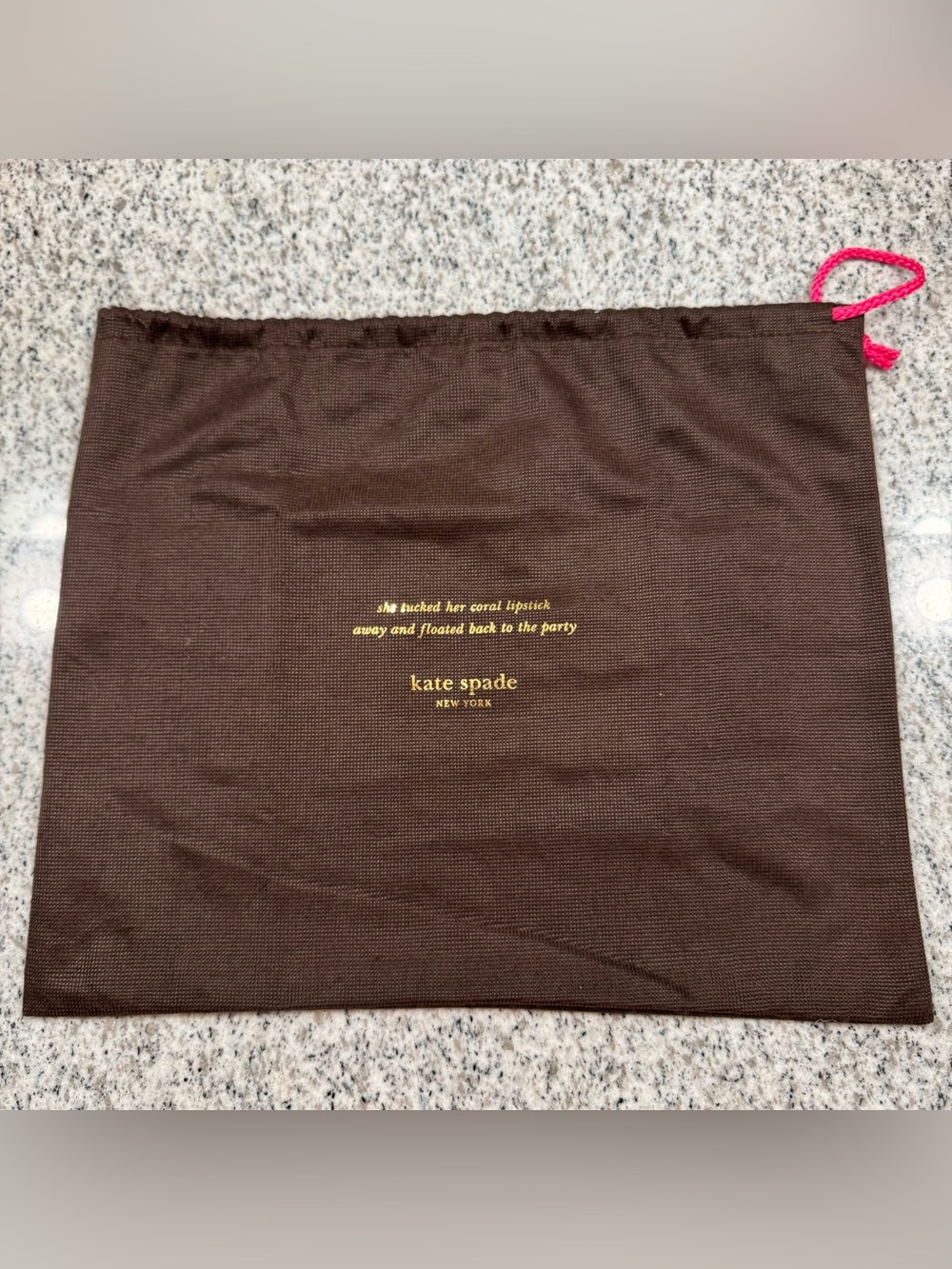 Kate Spade Brown Medium Dust Bag
